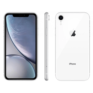 iPhone XR Apple 128 GB Tela Branco 4G 6,1 "Retina - Câm. 12 MP + Selfie 7 MP iOS 12 Proc. Chip A12 iPhone XR Apple 128 GB Branco 4G Tela 6,1"